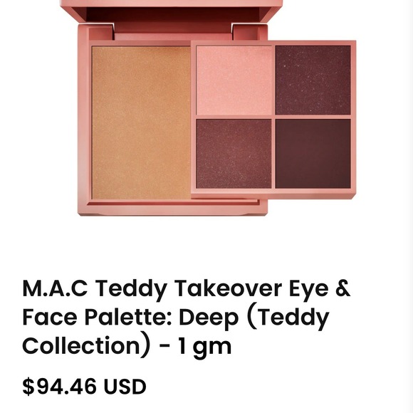 MAC Teddy Takeover Eye & Face Palette Deep Full Face Kit Makeup - Picture 2 of 5